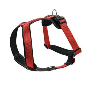 HUNTER Geschirr Neopren L 20 mm rot/schwarz Letzte Chance